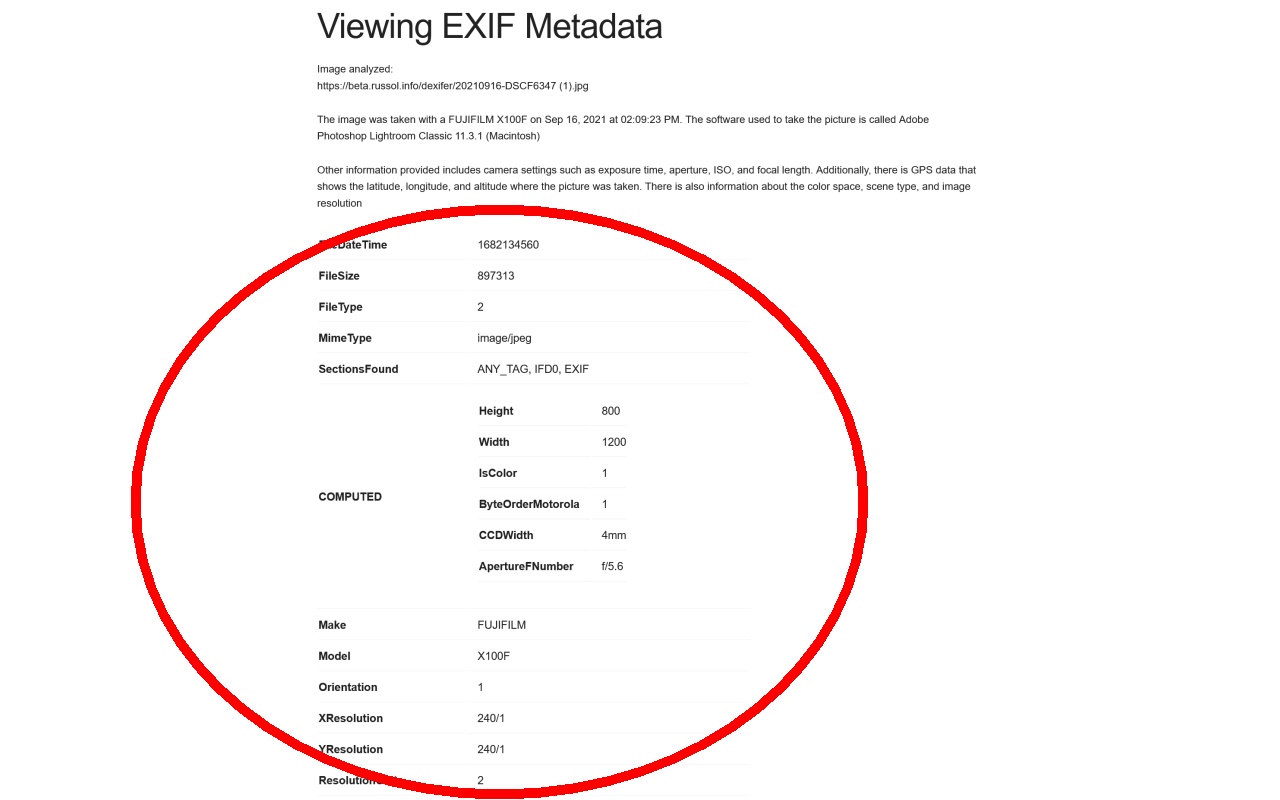Exifer-dexifer - Photo Image Metadata Viewer截图1