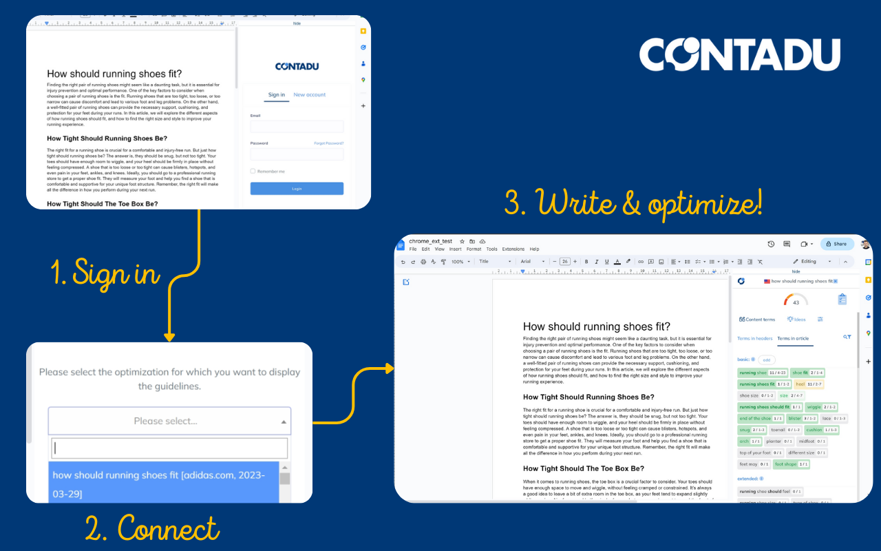 CONTADU NeuronWriter - SEO/NLP optimization截图3