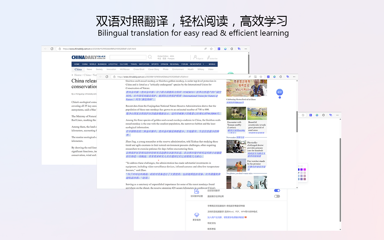 智译网页翻译-自动翻译、双语对照、AI对话截图4