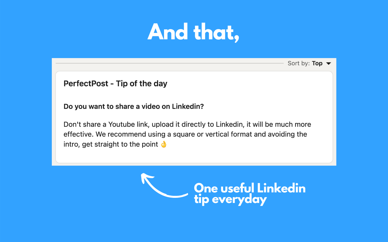 PerfectPost: makes Linkedin 10x better截图5