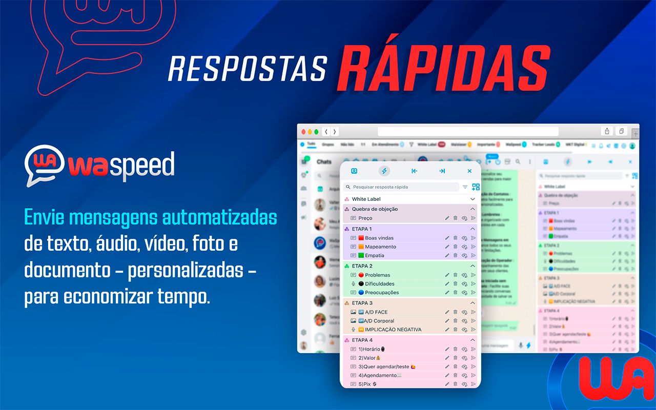 WaSpeed: Superpoderes para o seu WhatsApp, CRM e muito mais截图3