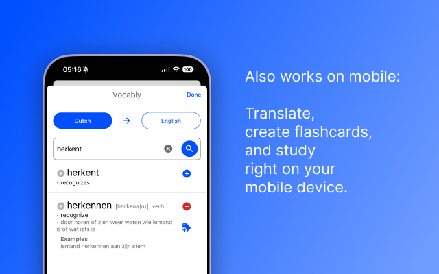 Vocably: Language Flashcards截图2