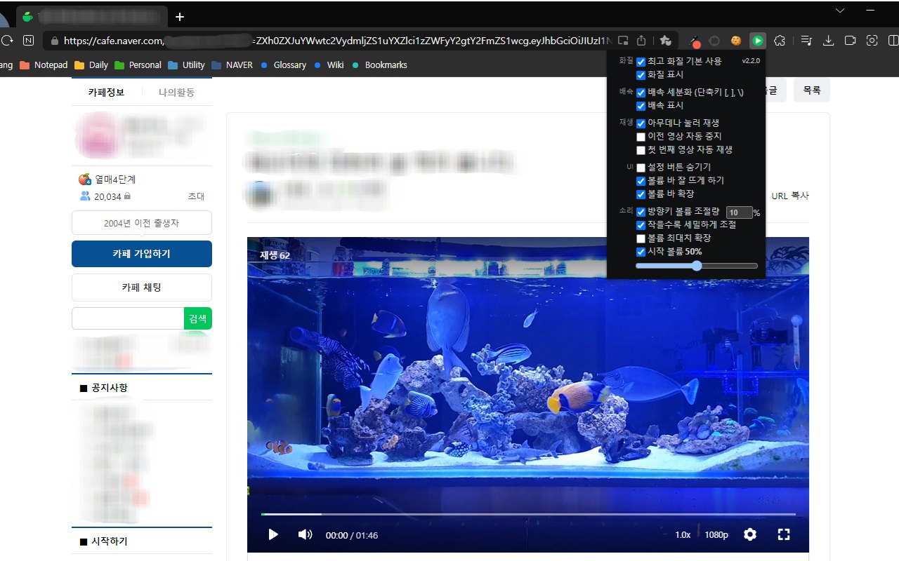 Improved NAVER video plugin截图1