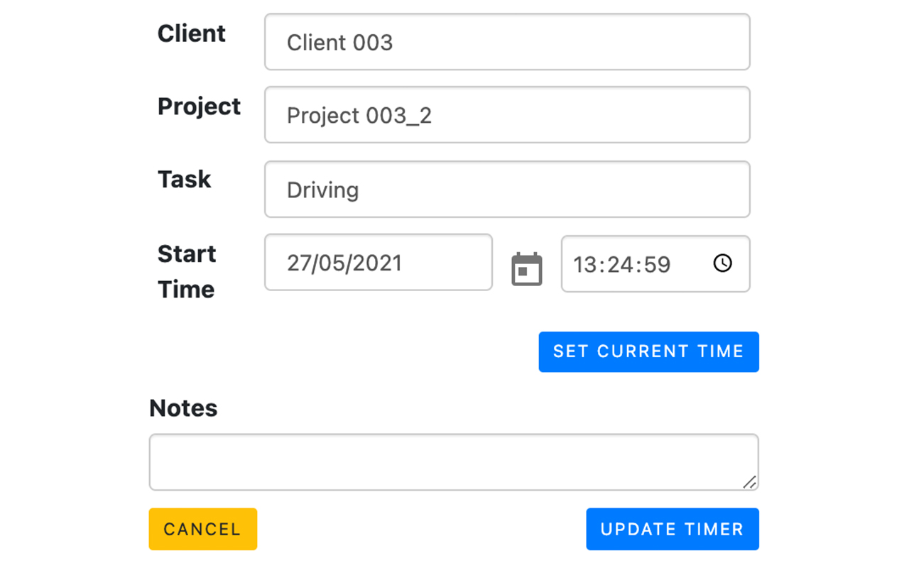 TimeTrack Timer截图1