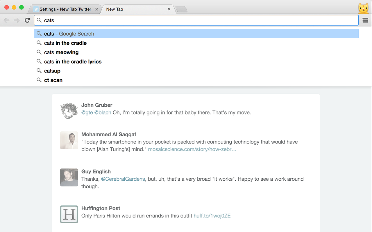 New Tab Twitter截图2