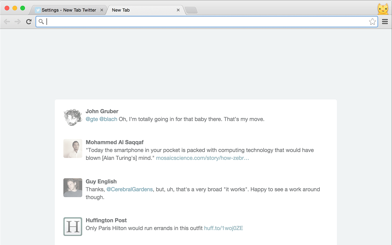 New Tab Twitter截图3