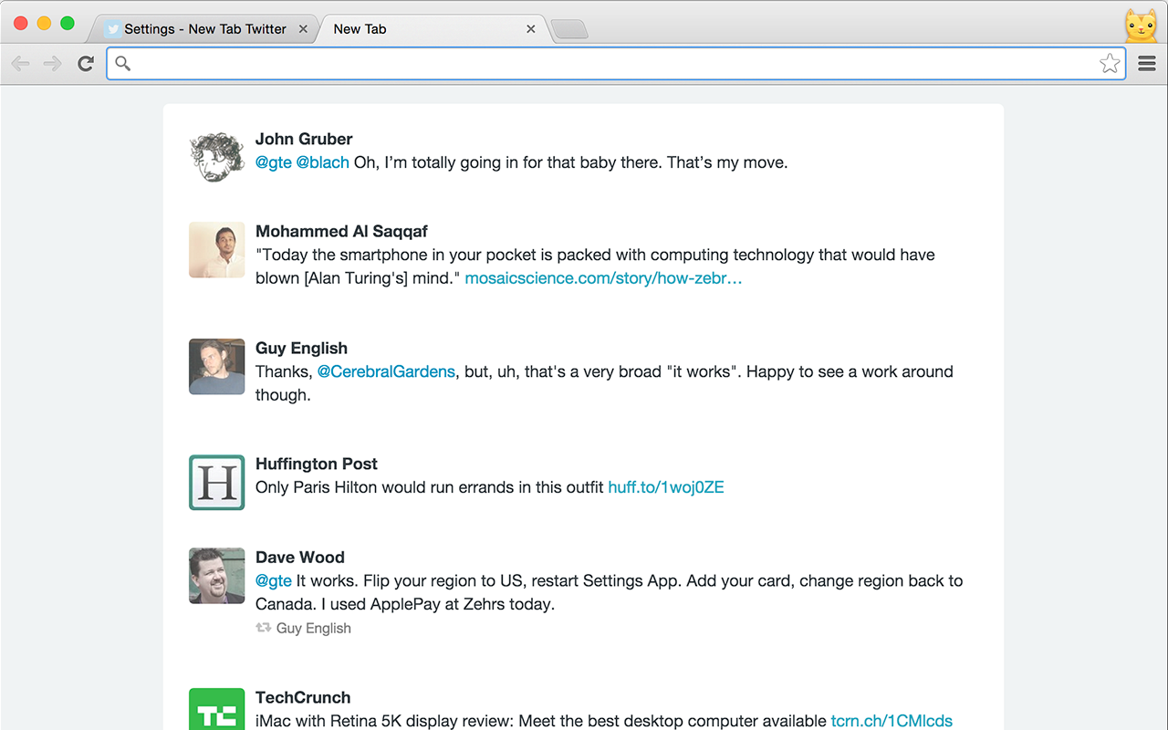 New Tab Twitter截图4