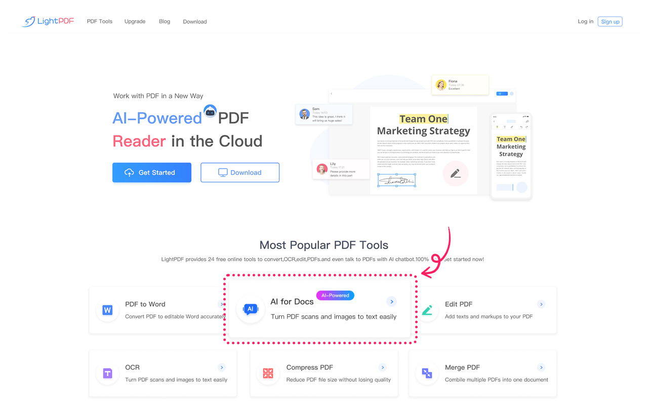 轻闪PDF - 免费在线PDF编辑器,支持AI文档对话、转换、注释等20+项功能的PDF工具包截图3