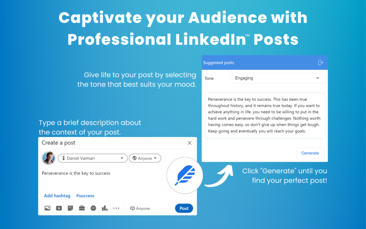 writi.io: GPT-4 Writing for LinkedIn截图3