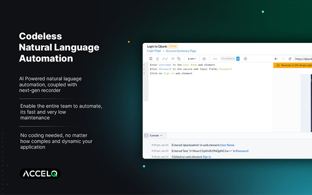 ACCELQ - View Recorder截图3