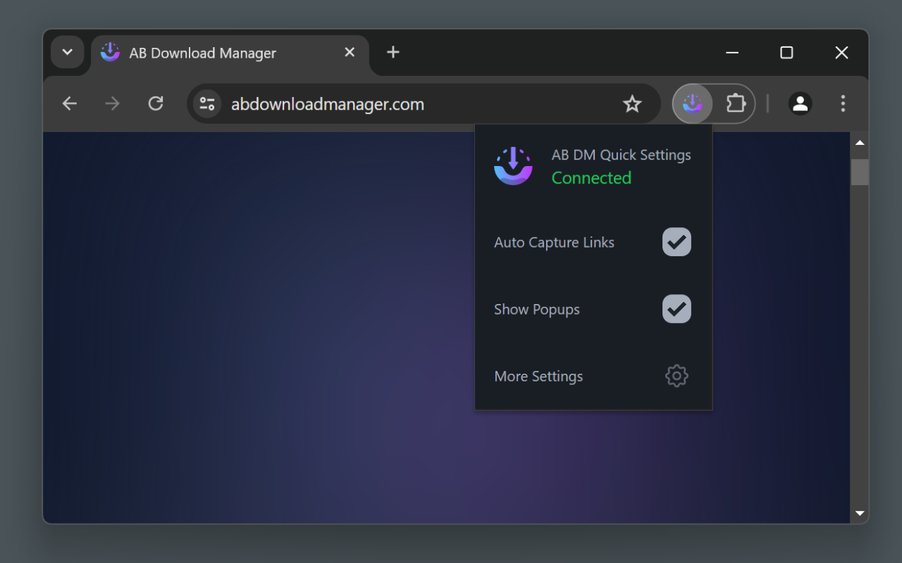 AB Download Manager Browser Integration截图1