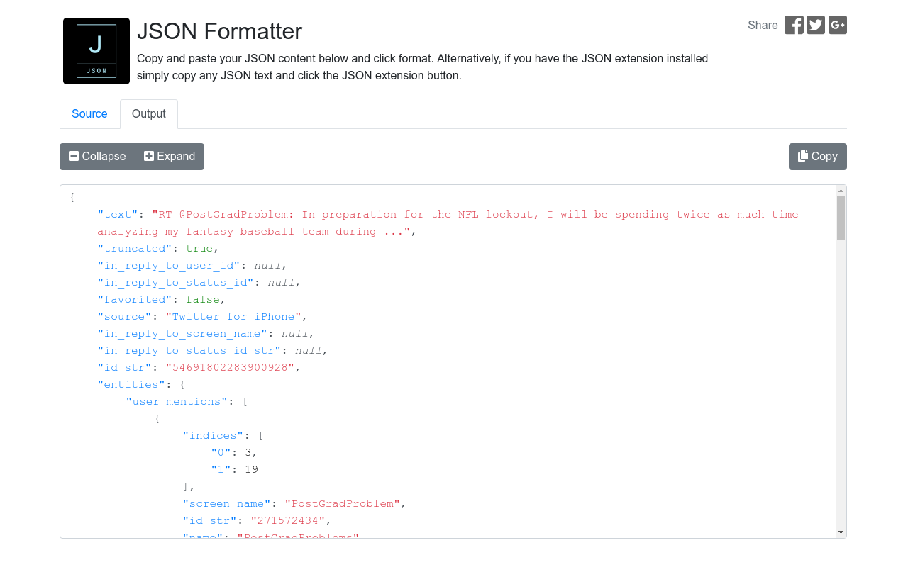 JSON Formatter截图2