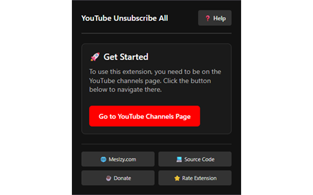 Youtube Unsubscribe All截图1