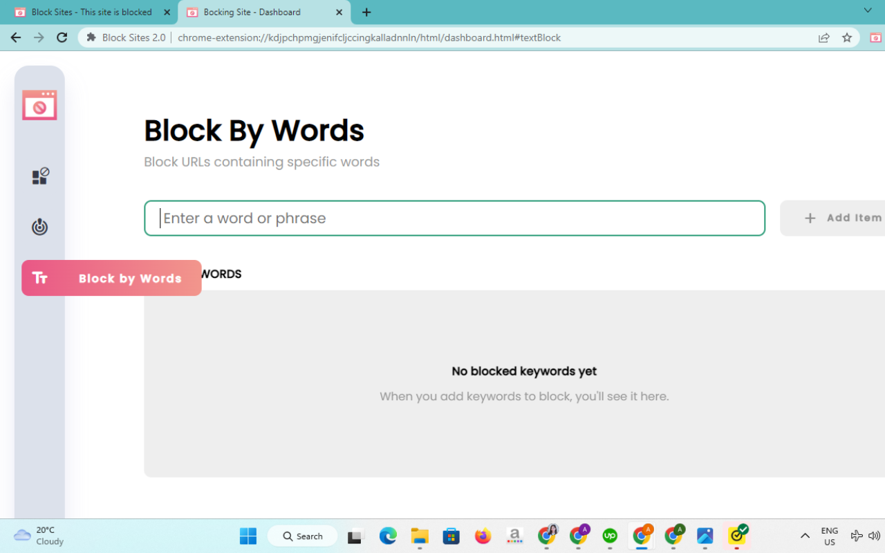 Block Sites 2.0截图4