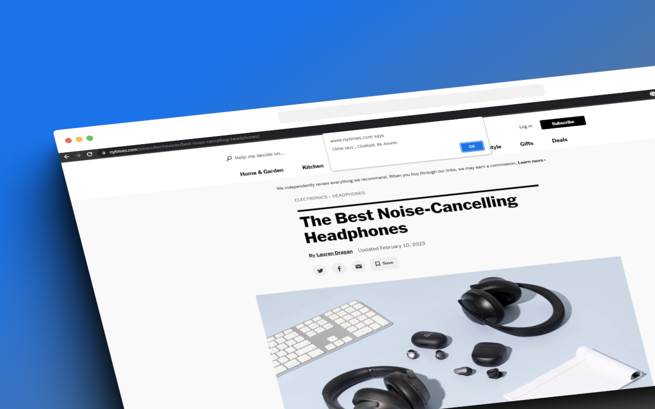 CliNe - Clickbait News Detector截图1