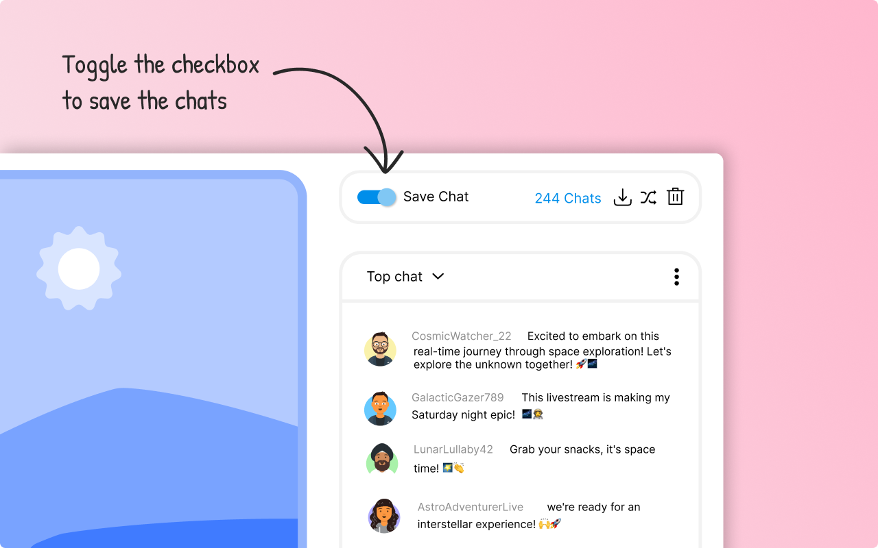 Comment Stack - Save Live Chats for YouTube™截图2