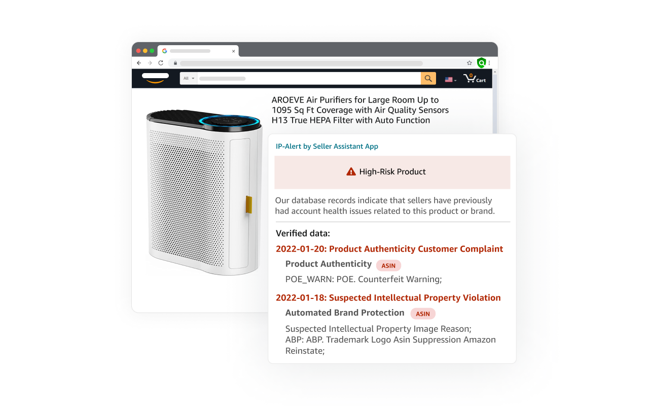 IP-Alert by Seller Assistant截图1