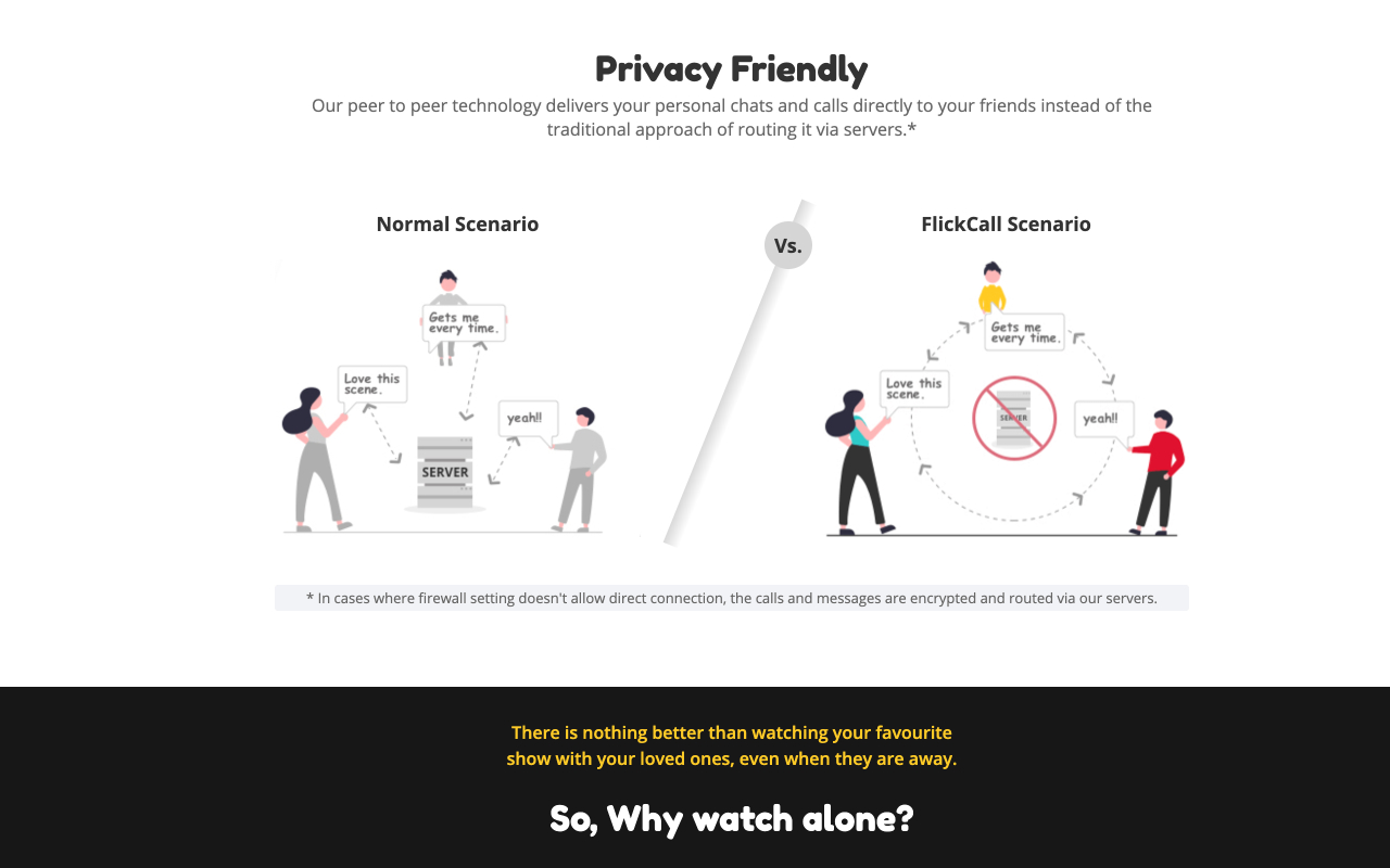 Flickcall: Netflix Party with Video Call截图2