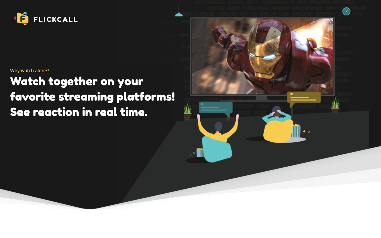 Flickcall: Netflix Party with Video Call截图3