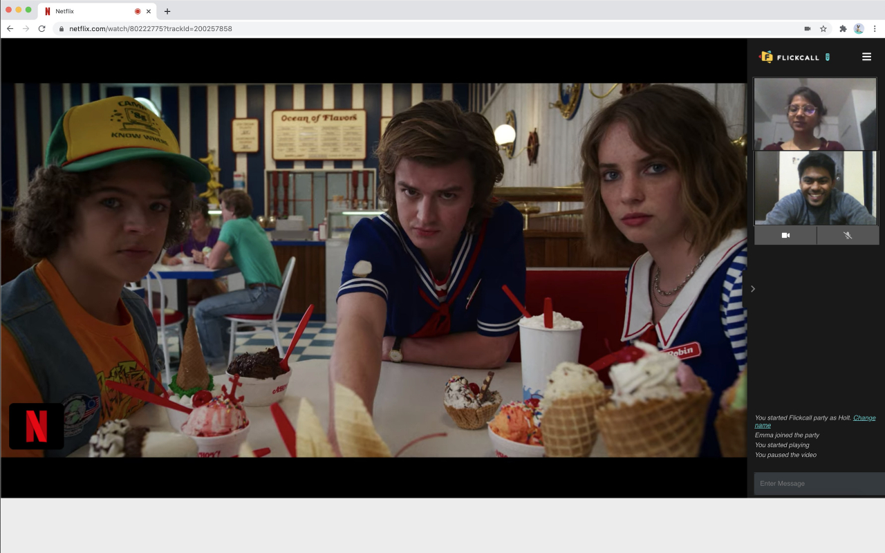 Flickcall: Netflix Party with Video Call截图4