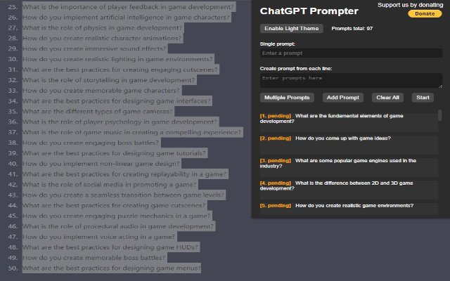 ChatGPT Prompt List截图3