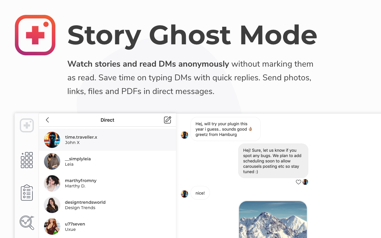 INSSIST | Instagram的网络助手截图2