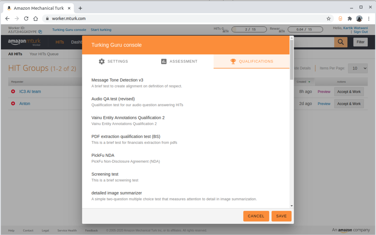 Turk Guru BETA | For MTurk截图1