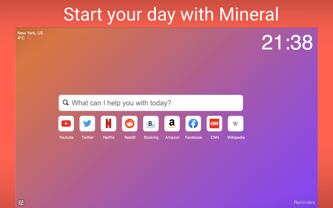 Mineral 新标签截图3
