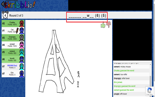 Skribbl.io Letter Counter截图2
