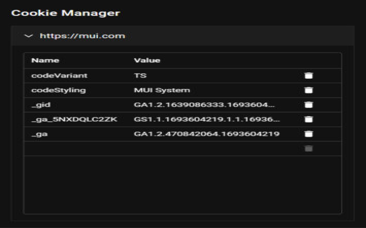 Cookie Manager截图1