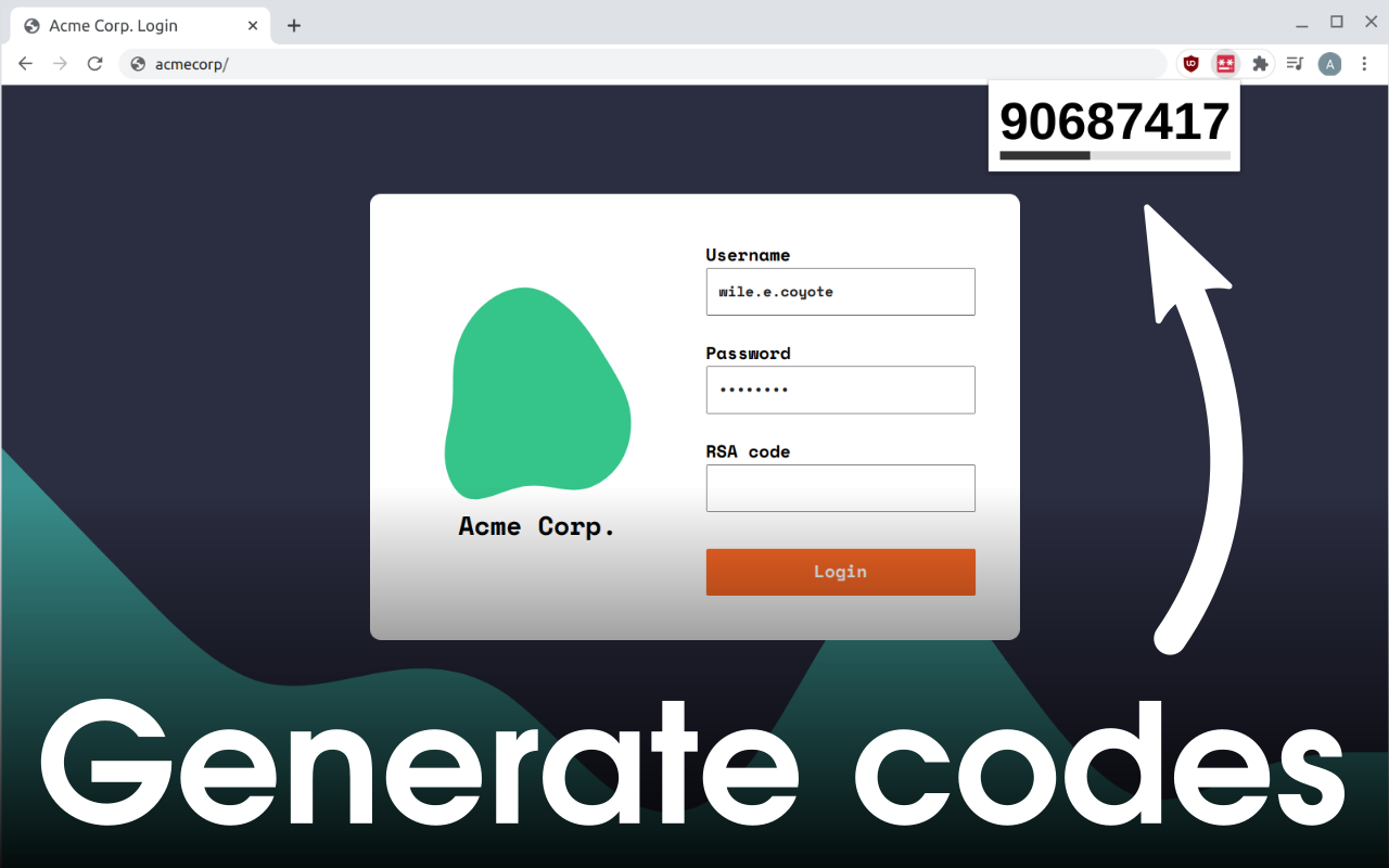 RSA SecurID Code Generator截图1