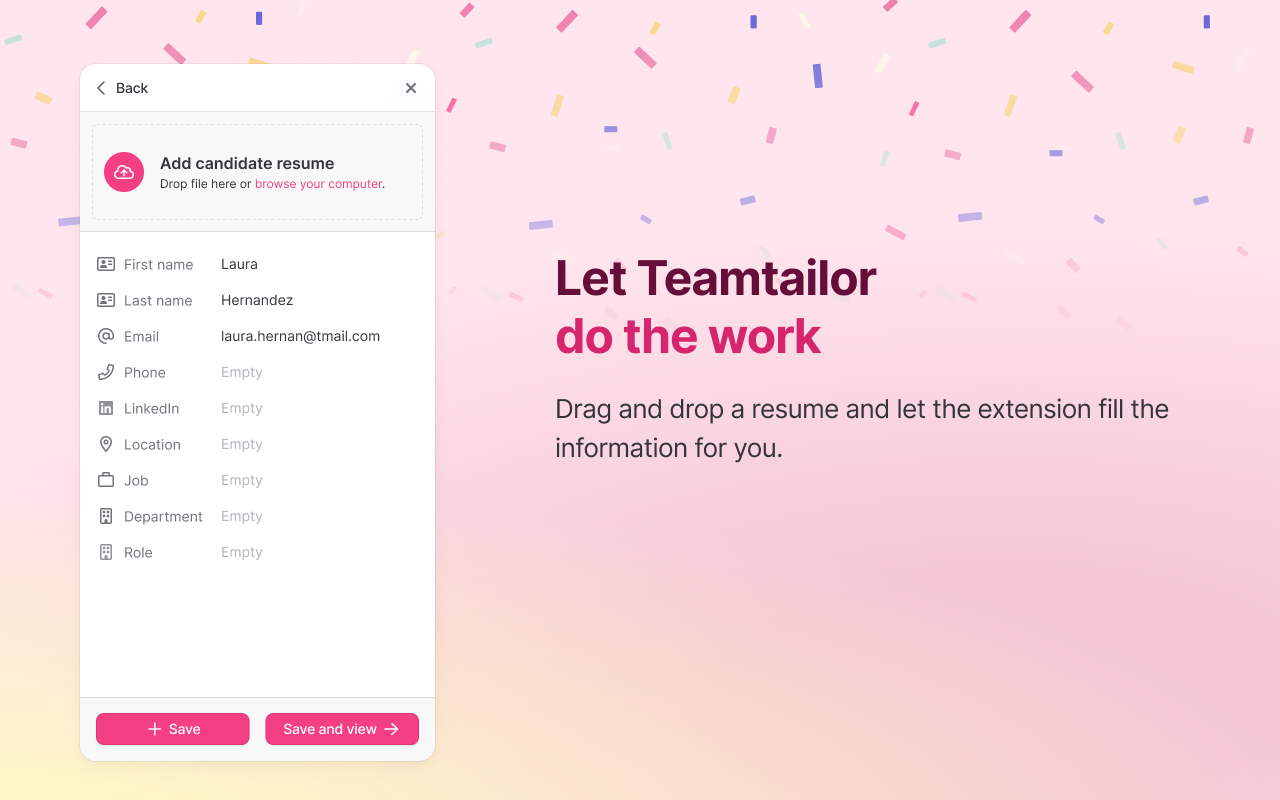 Teamtailor sourcing截图3