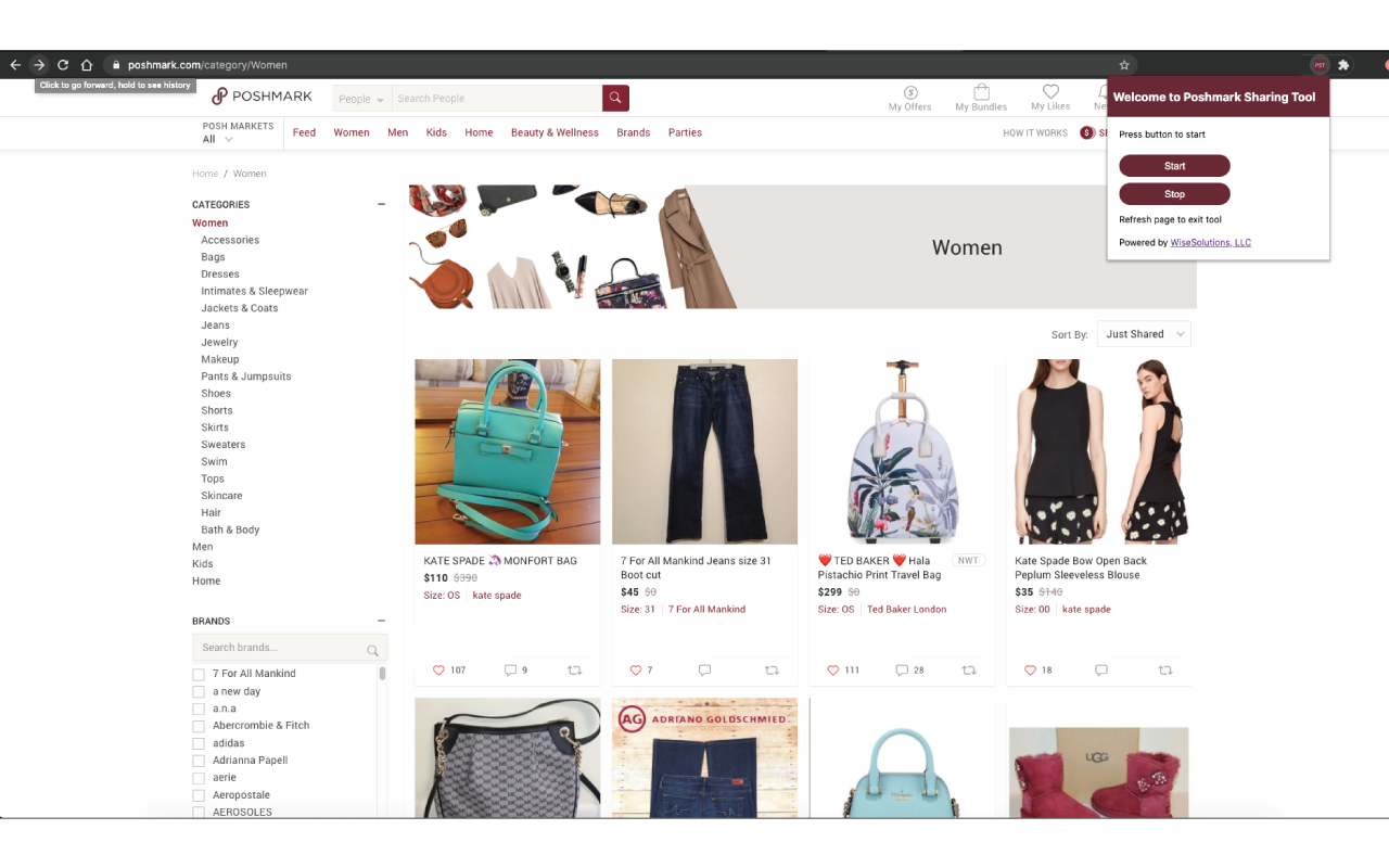 Poshmark Sharing Tool截图2