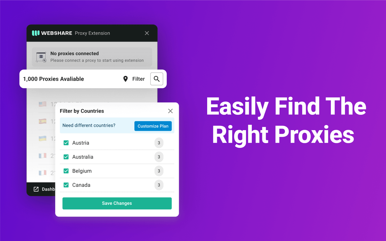 Webshare Proxy Extension截图1