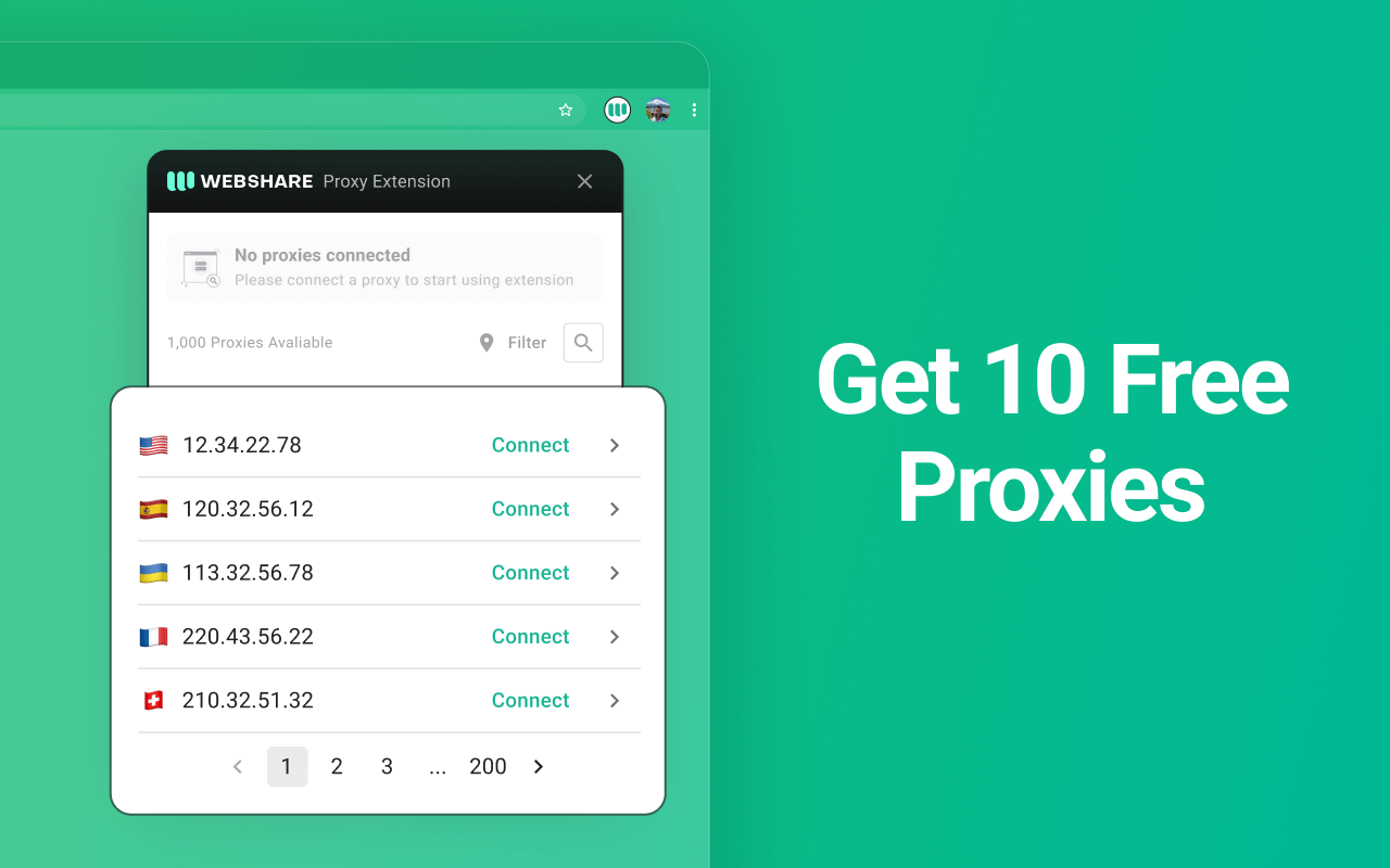 Webshare Proxy Extension截图3