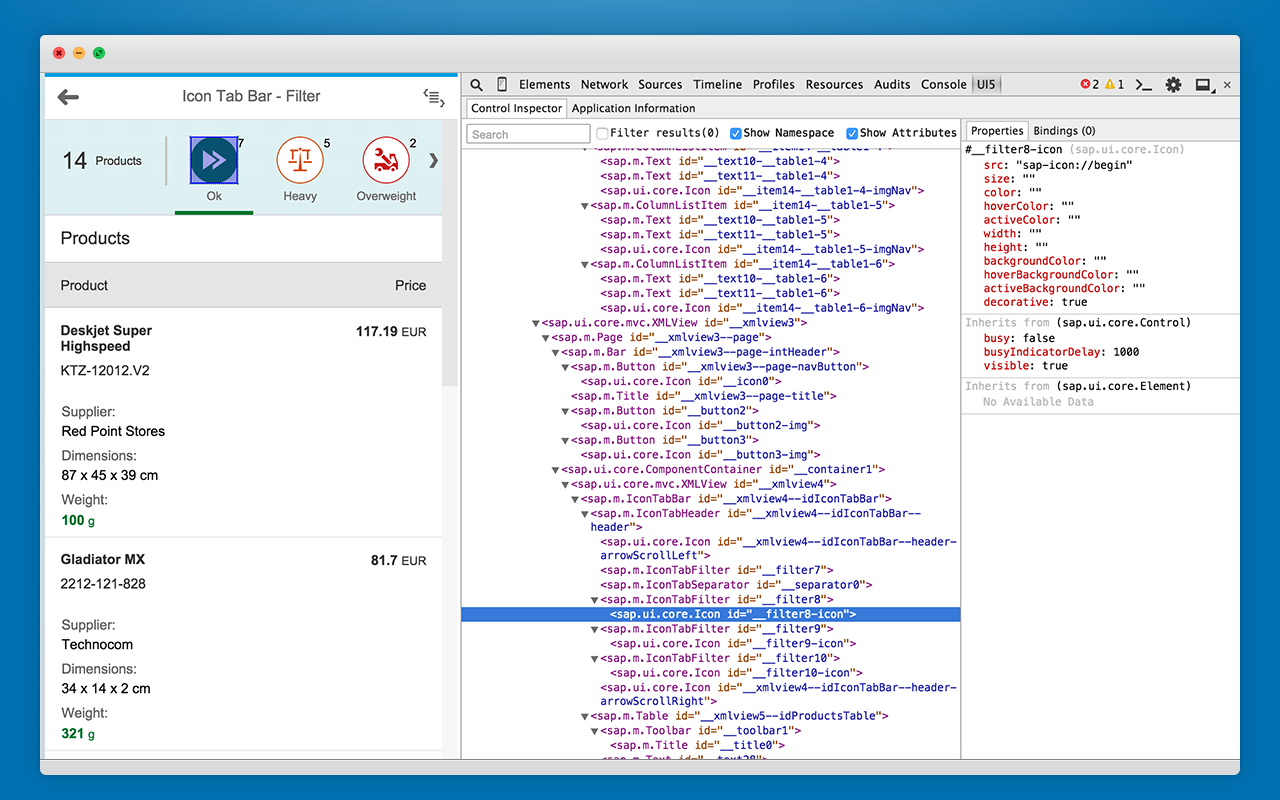 UI5 Inspector截图4