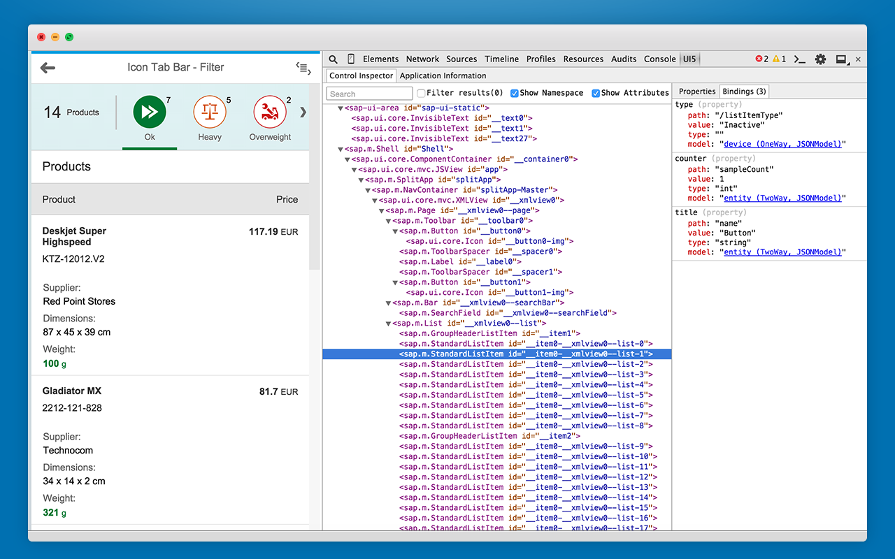UI5 Inspector截图6