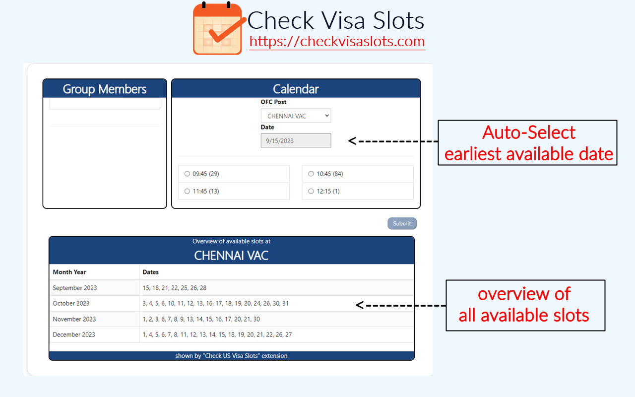 Check US Visa Slots - USVisaScheduling截图5