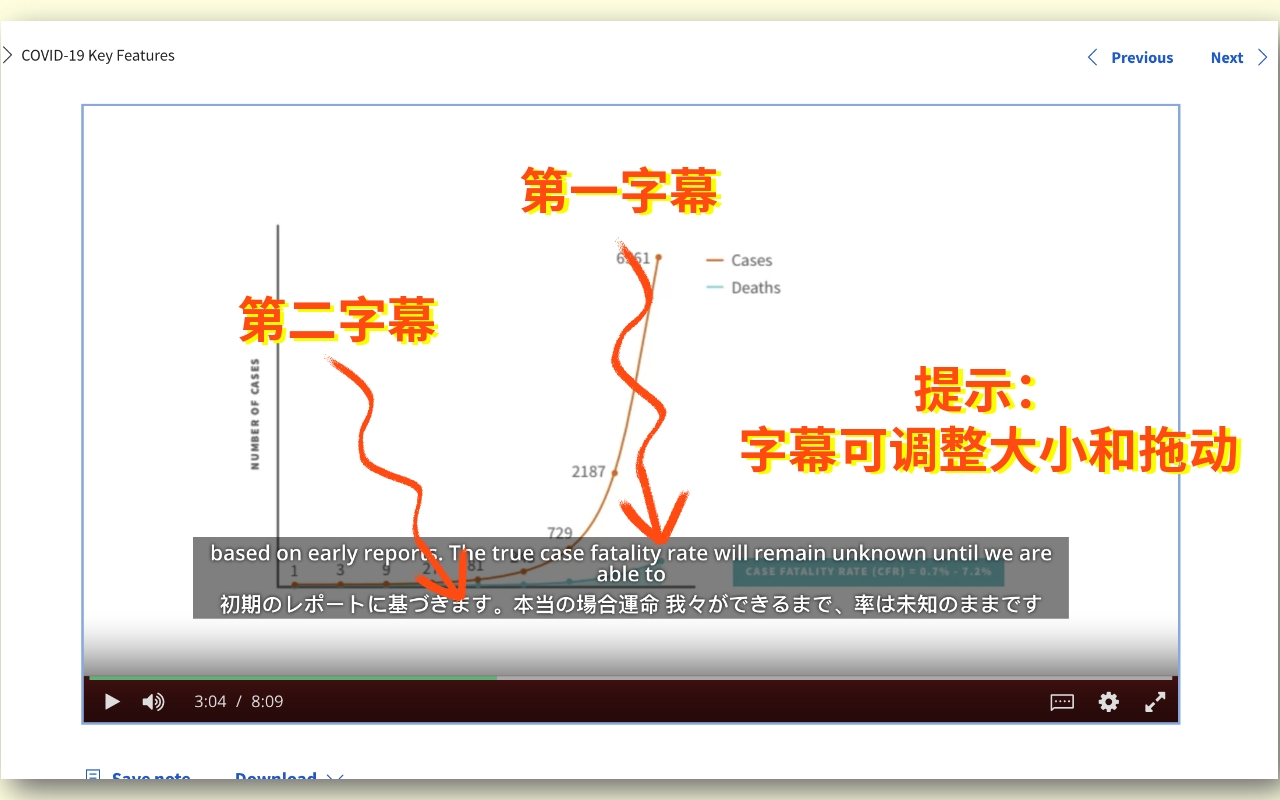 Coursera双字幕 - 字幕翻译器截图3