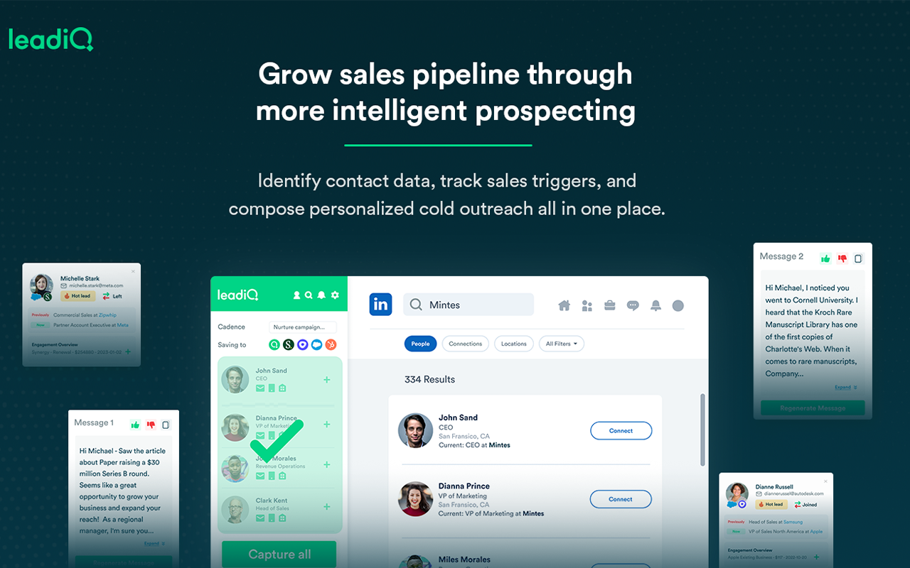LeadIQ: Contact Data in One Click截图3