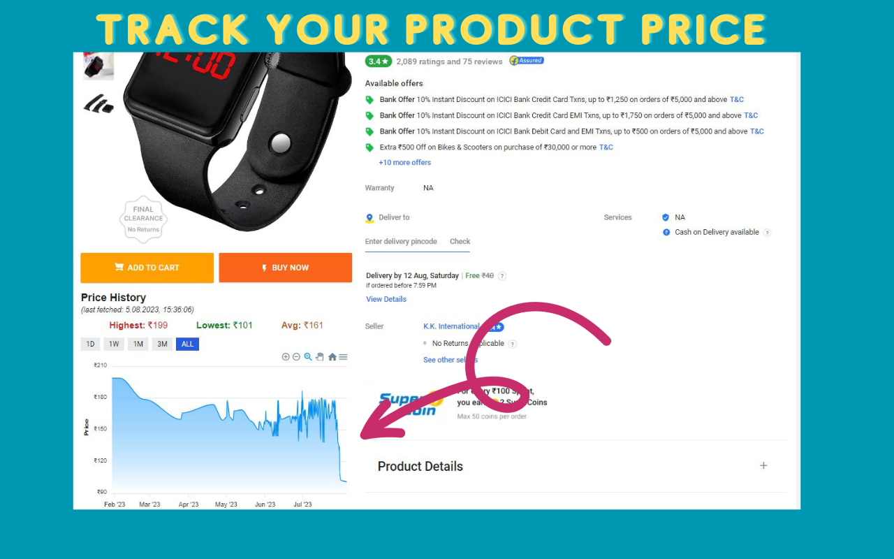 Flipkart Price Tracker截图1