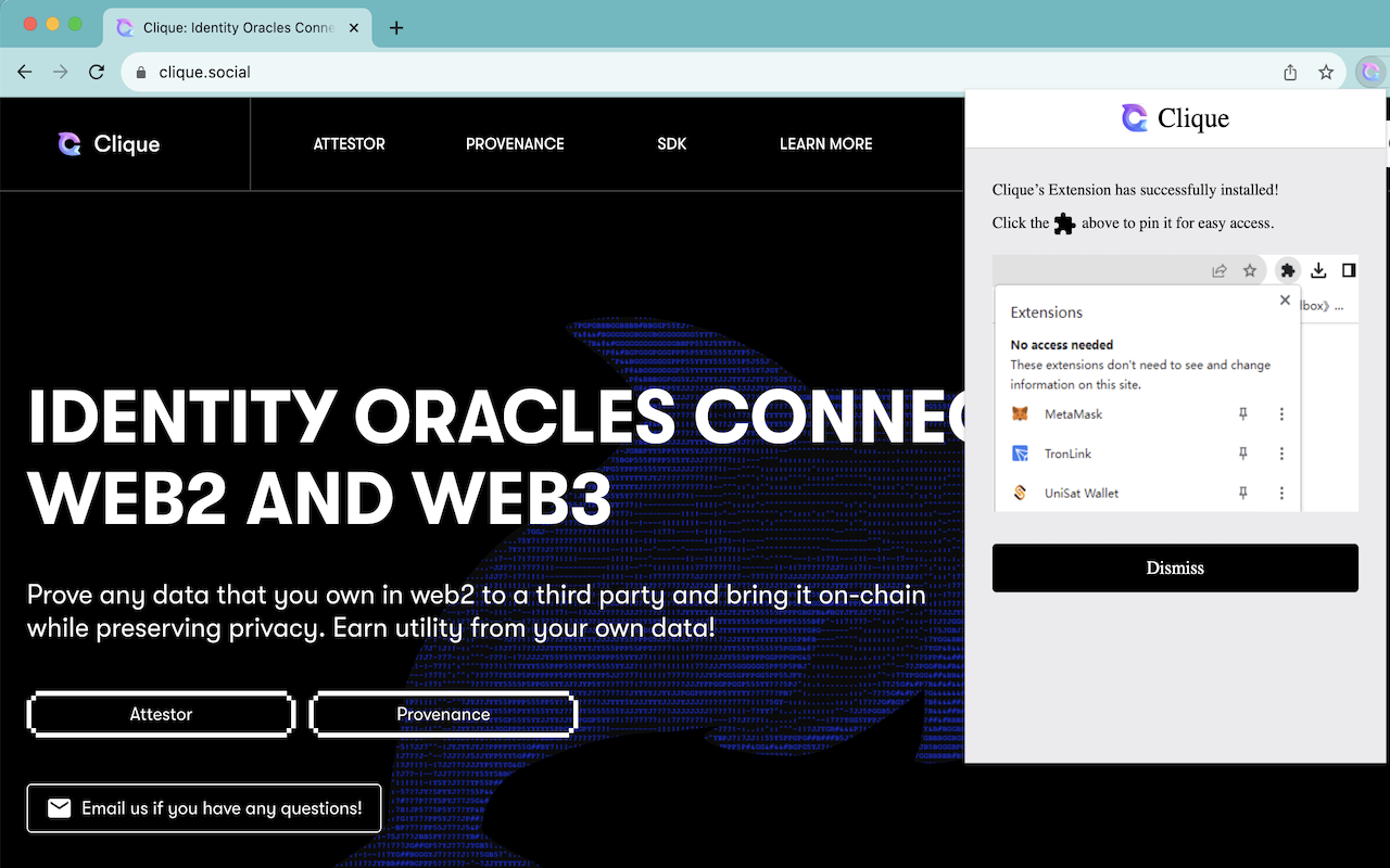 Clique Browser Extension截图2