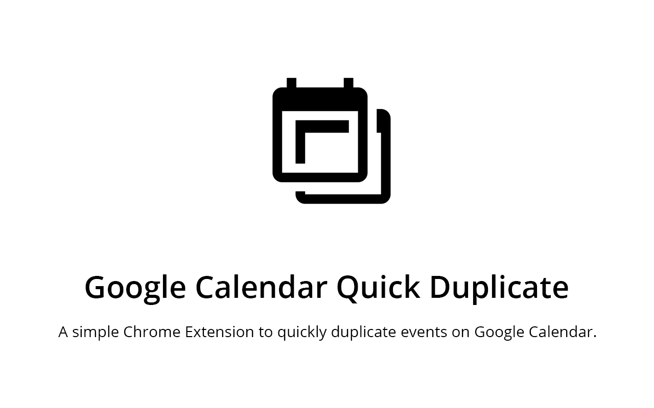 Google Calendar Quick Duplicate截图3