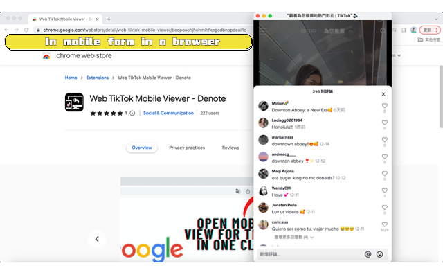 TikClient - Web Client for TikTok™截图1
