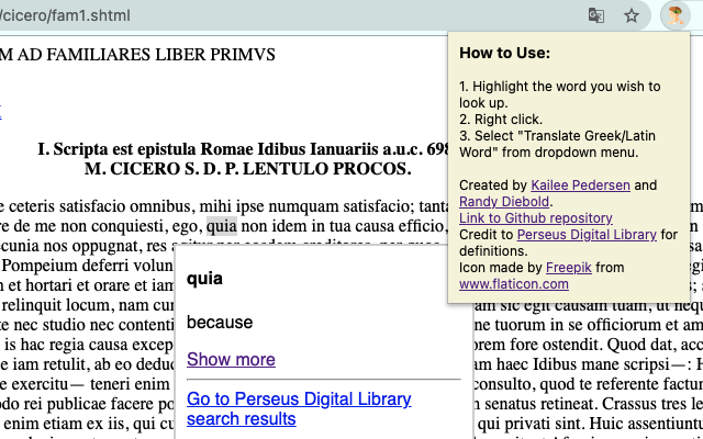Greek/Latin Word Lookup截图1