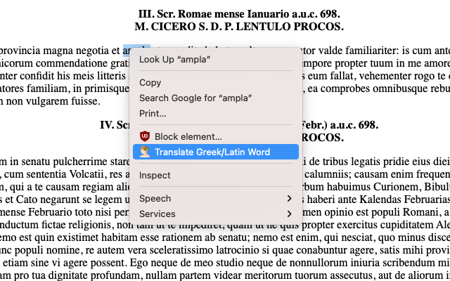 Greek/Latin Word Lookup截图3