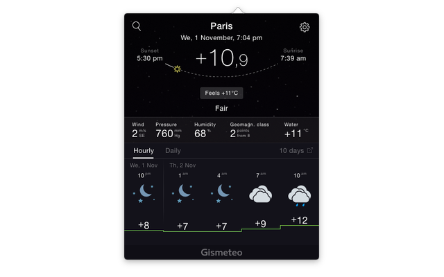 Gismeteo截图1