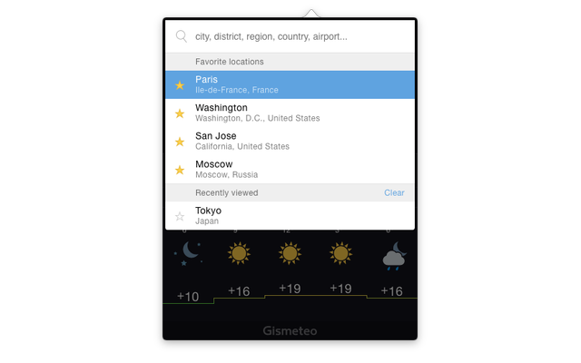 Gismeteo截图2