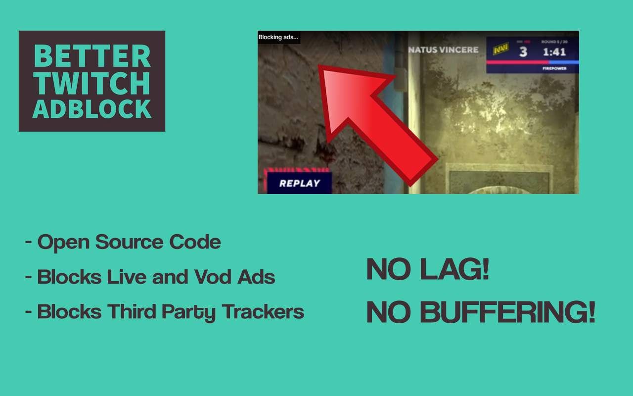 Better Twitch Adblock截图1