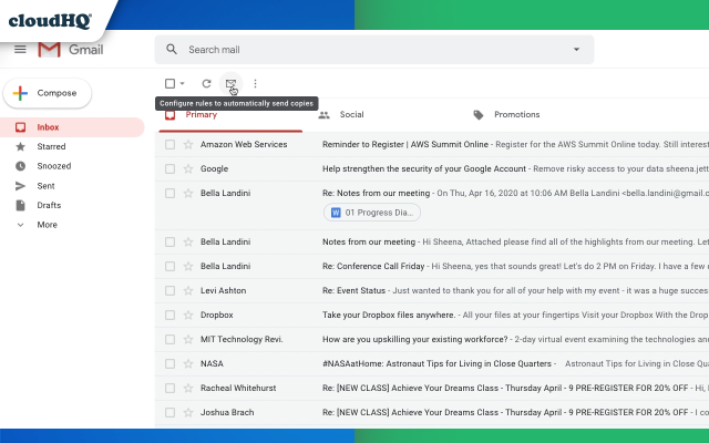 Auto BCC for Gmail™ by cloudHQ截图3